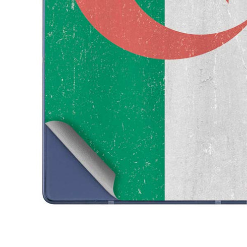 Algeria Flag Distressed Galaxy Z Fold6 Skin